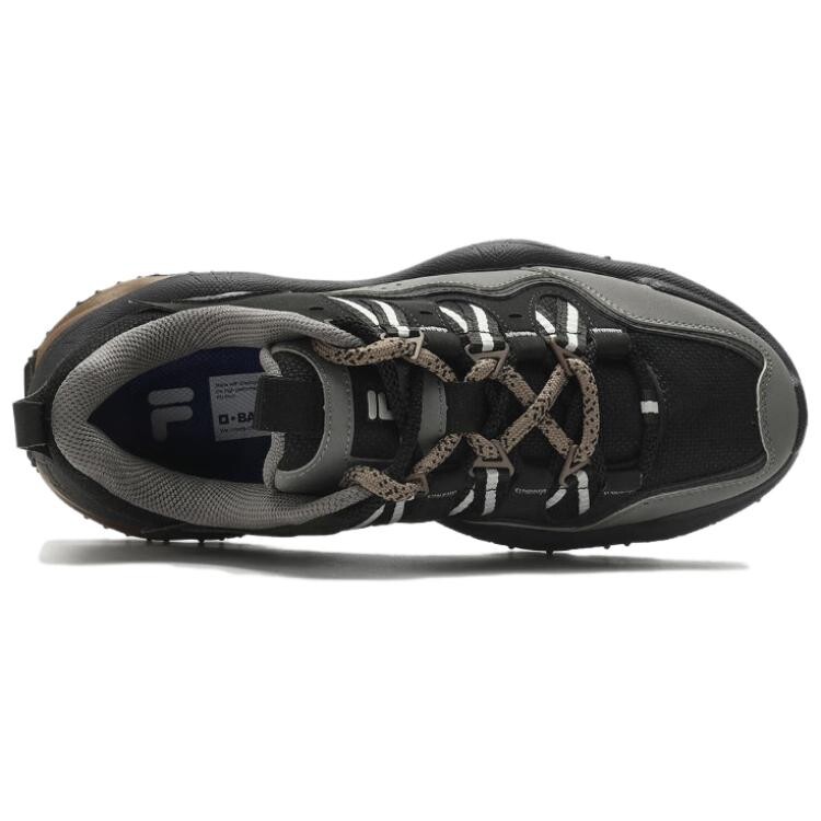 Кроссовки FILA FUSION QD 96 DX Lifestyle Shoes Men Low-top Gray/Black, серый/черный — фото 2