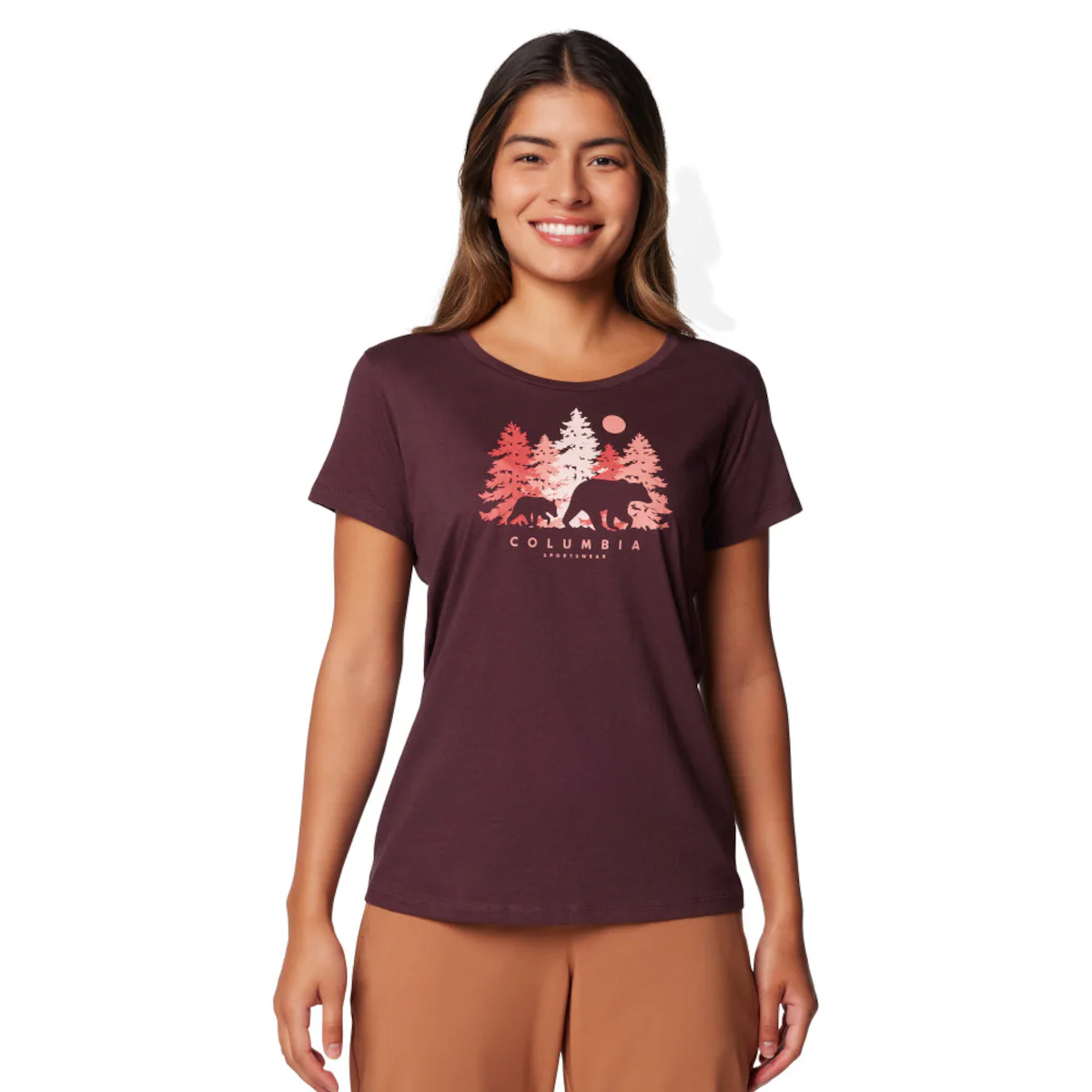 

Женская футболка Columbia Daisy Days, красный