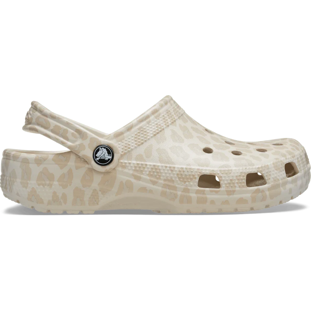 Классические сабо с животными Crocs, Almond Tint/Leopard