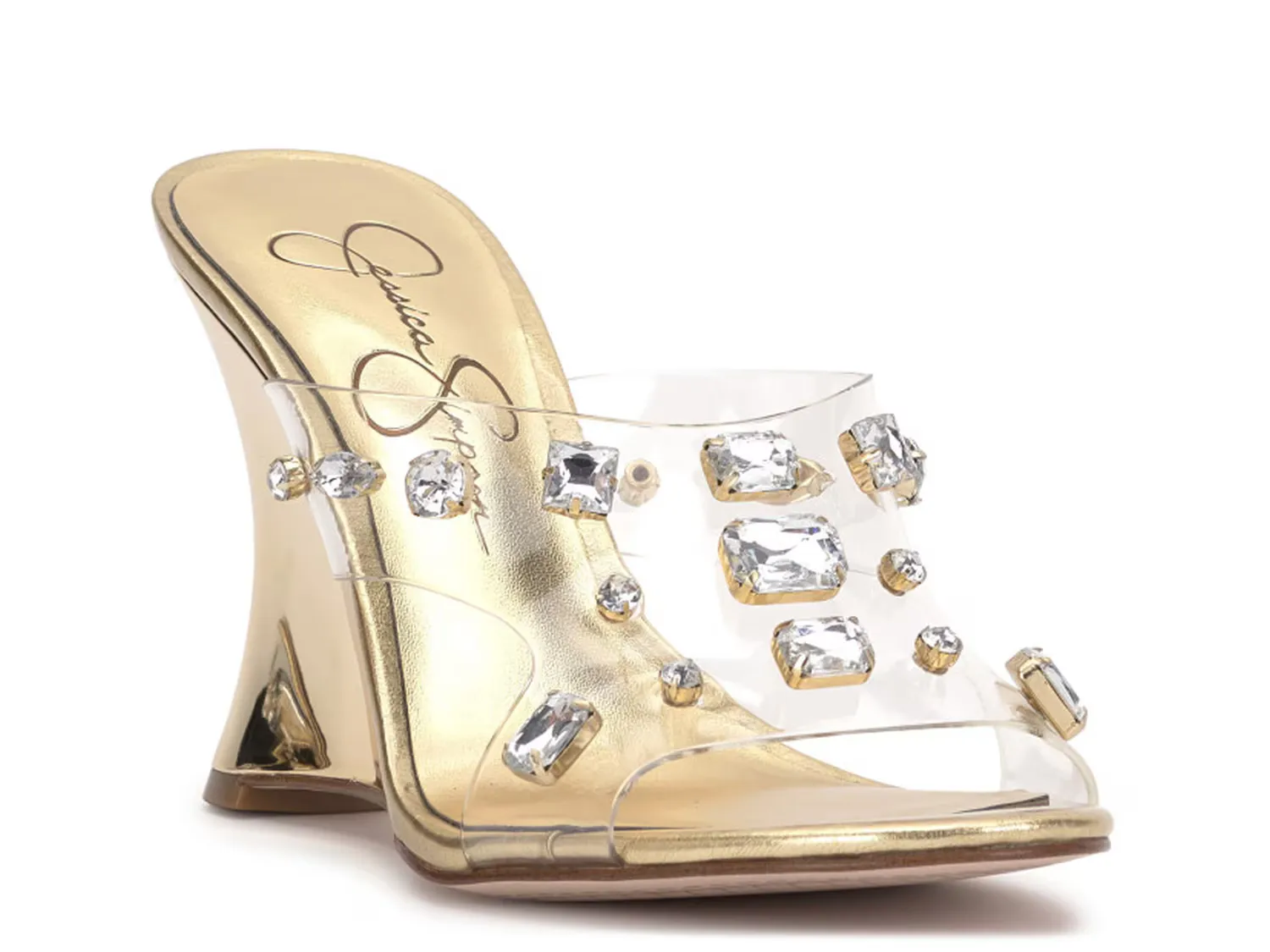 

Сандалии Ganisa Sandal Jessica Simpson, золотой/металлик