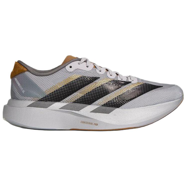 Adidas Adizero Evo SL Slip Resistant, Abrasion Resistant, Rebound Resistant беговые кроссовки Unisex серый черный — фото 3