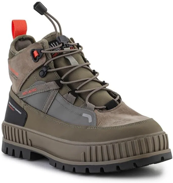 Ботинки Palladium - Unisex Pallashock Travelwp+ Dark Green - 77989377 — фото 3