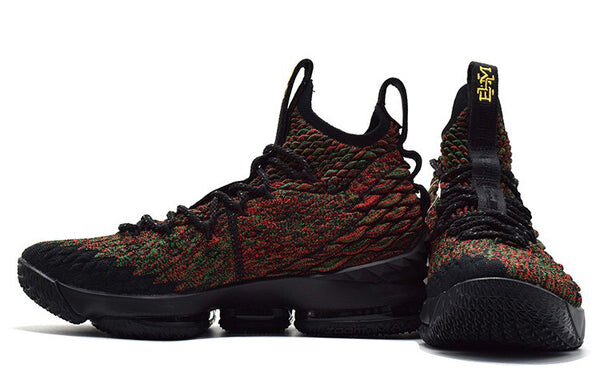 Кроссовки Nike LeBron 15 EP 'BHM', черный — фото 4