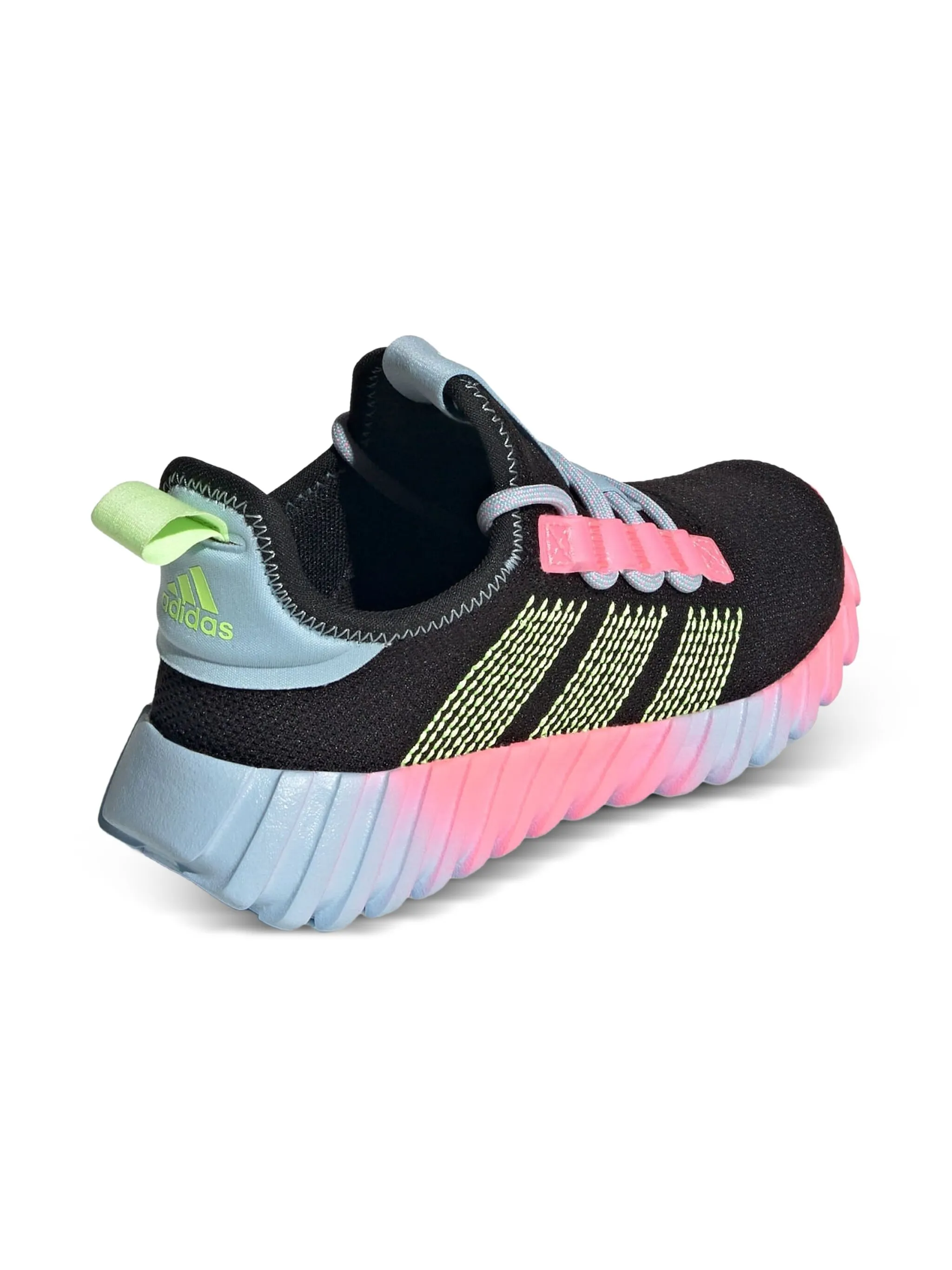 Кроссовки Kaptir Flow Core Black/Hi-Res Yellow/Clear Sky Adidas Kids, черный — фото 3