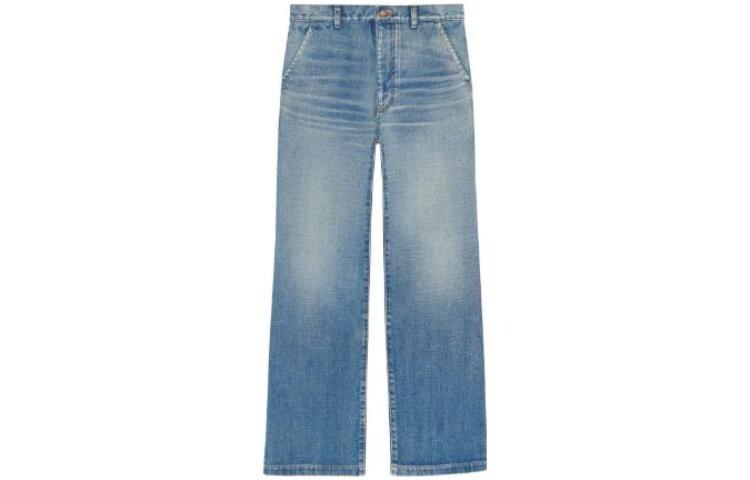 

SAINT LAURENT Мужские джинсы, цвет Blue
