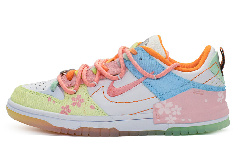 

Кроссовки Nike Dunk Disrupt 2 Skateboarding Shoes Women's Low-top Pink/white, розовый