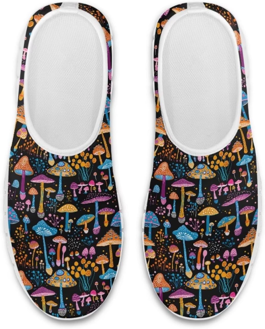 

Модные кроссовки Chaqlin с низким верхом, мокасины, нескользящие, сетчатые, спортивные, для женщин и мужчин, для прогулок и походов, Boho Mushroom