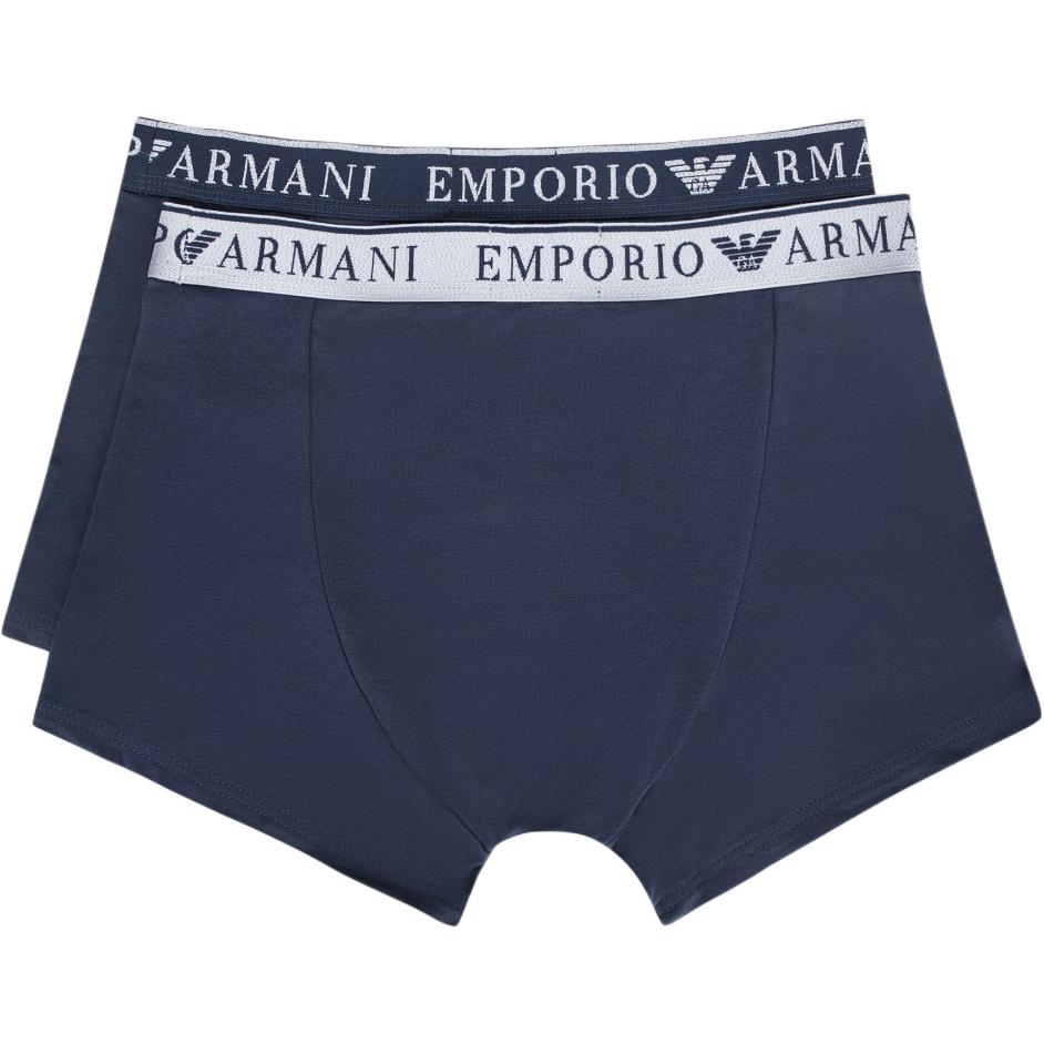 Трусы мужские 2 шт голубые EMPORIO ARMANI — фото 2
