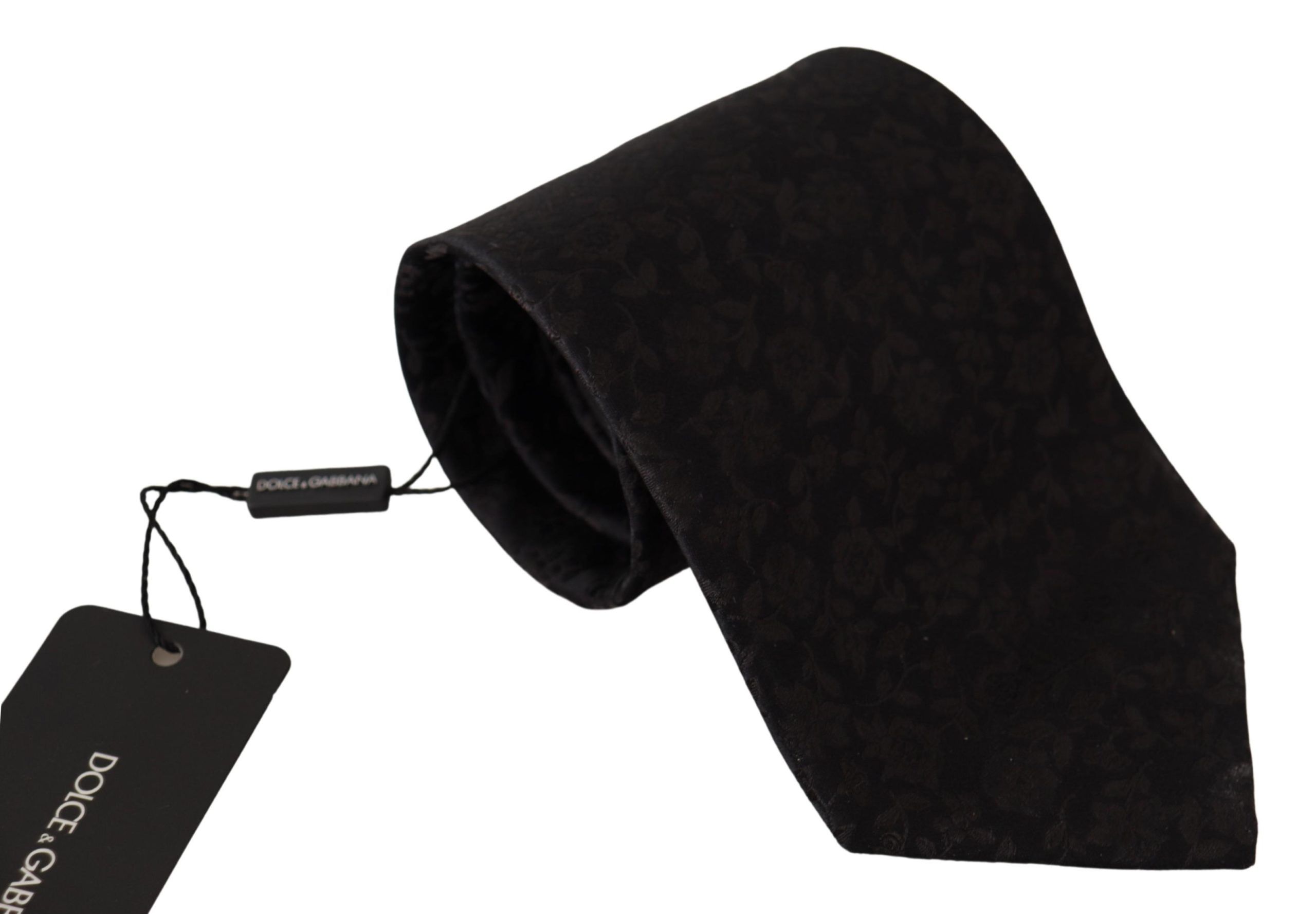 

Элегантный черный шелковый мужской галстук Dolce & Gabbana