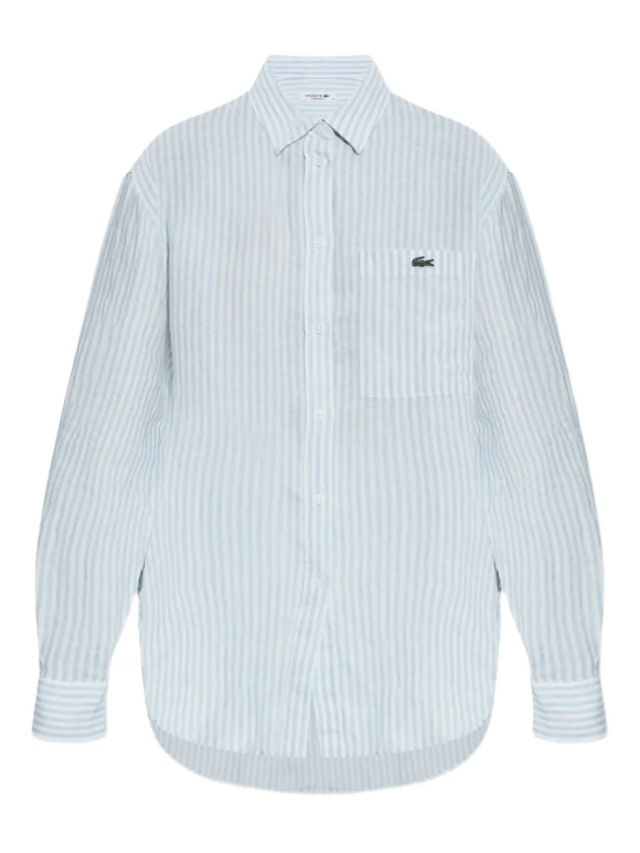 

Полосатая рубашка Lacoste, синий