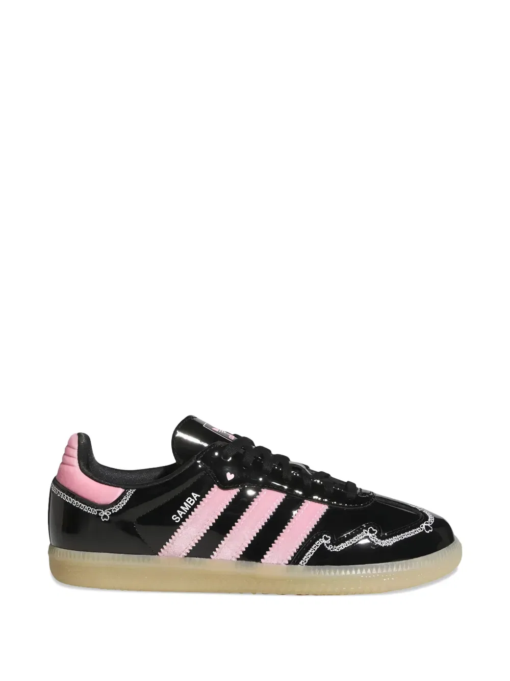 Кроссовки Samba og gs в полоску Adidas, черный
