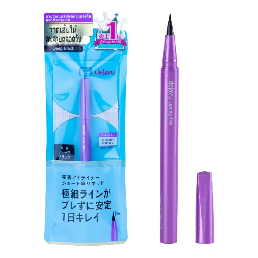 

Dejavu Lasting-fine E Short Brush Liquid 0,52 мл. 1 Deep Black, Deep Black