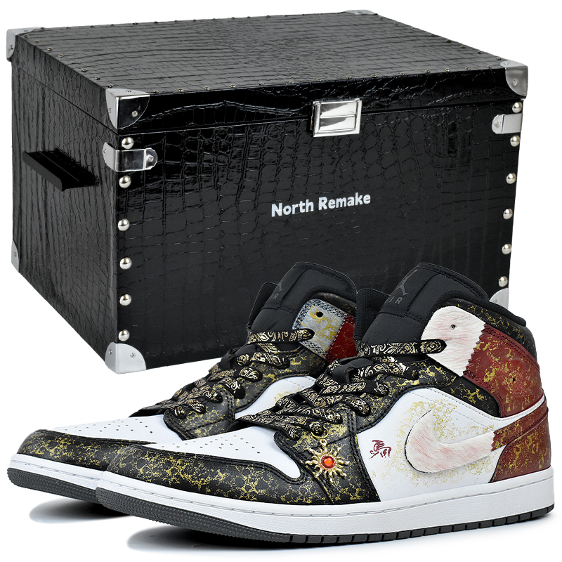 

Мужские баскетбольные кроссовки Air 1 с низким верхом, износостойкие, винтажного дизайна Jordan, ink золото seal-gift box 4