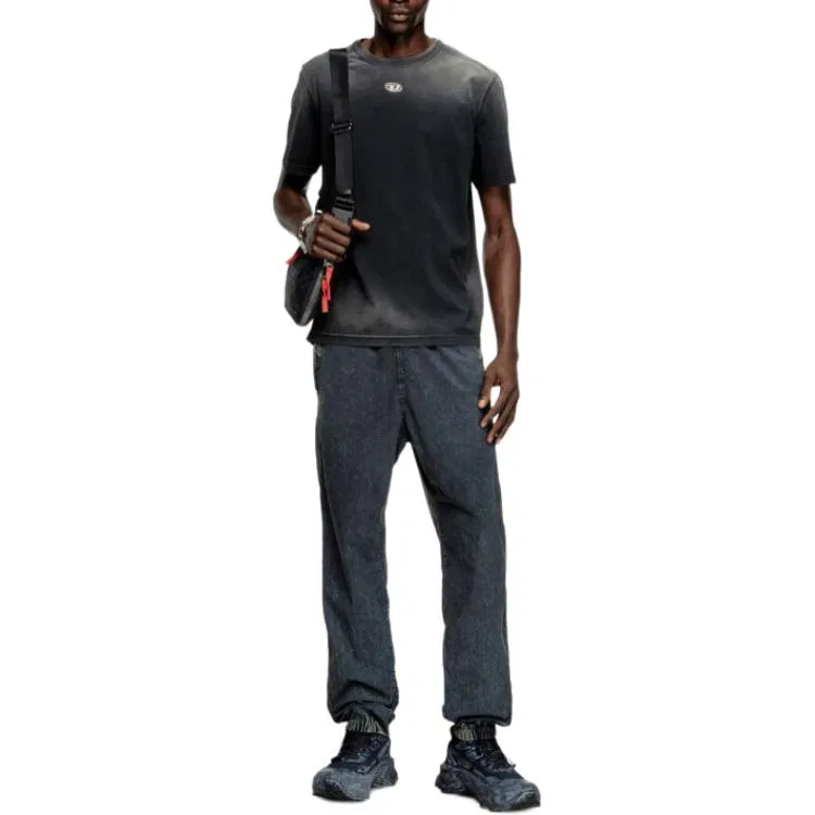 Футболка T Adjust T1 Faded DIESEL, Black — фото 4