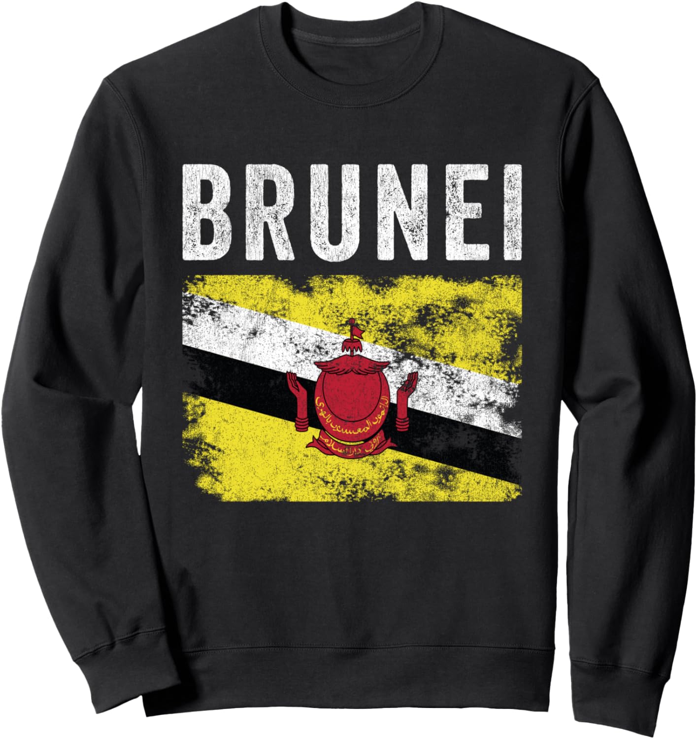 

Футболка с изображением флага Брунея в стиле «потертый» - для мужчин, женщин и детей - черная, размер S Brunei Flag Nation, Черный, Футболка с изображением флага Брунея в стиле «потертый» - для мужчин, женщин и детей - черная, размер S Brunei Flag Nation