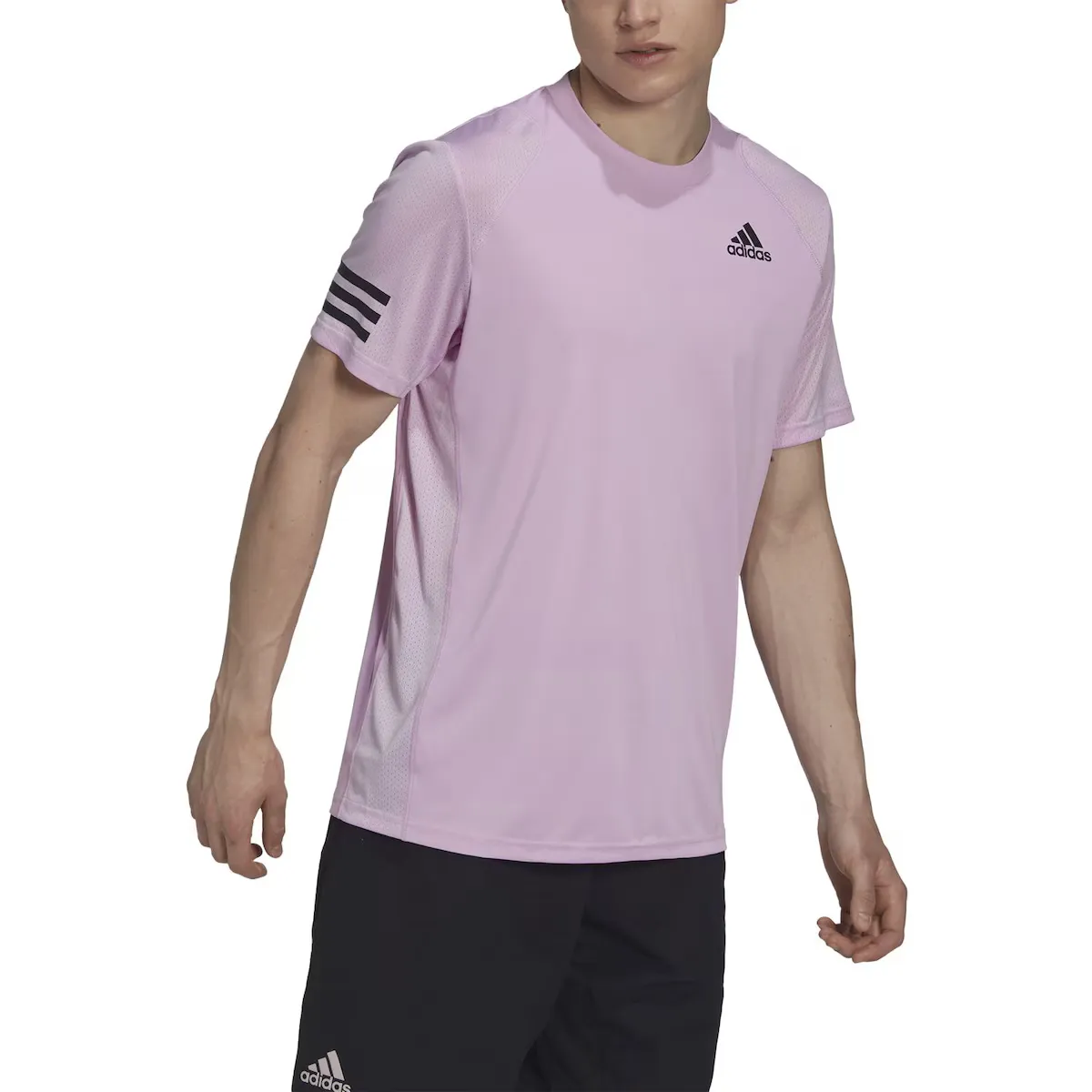 

Мужская футболка Tenis Club 3 полоски adidas, розовый