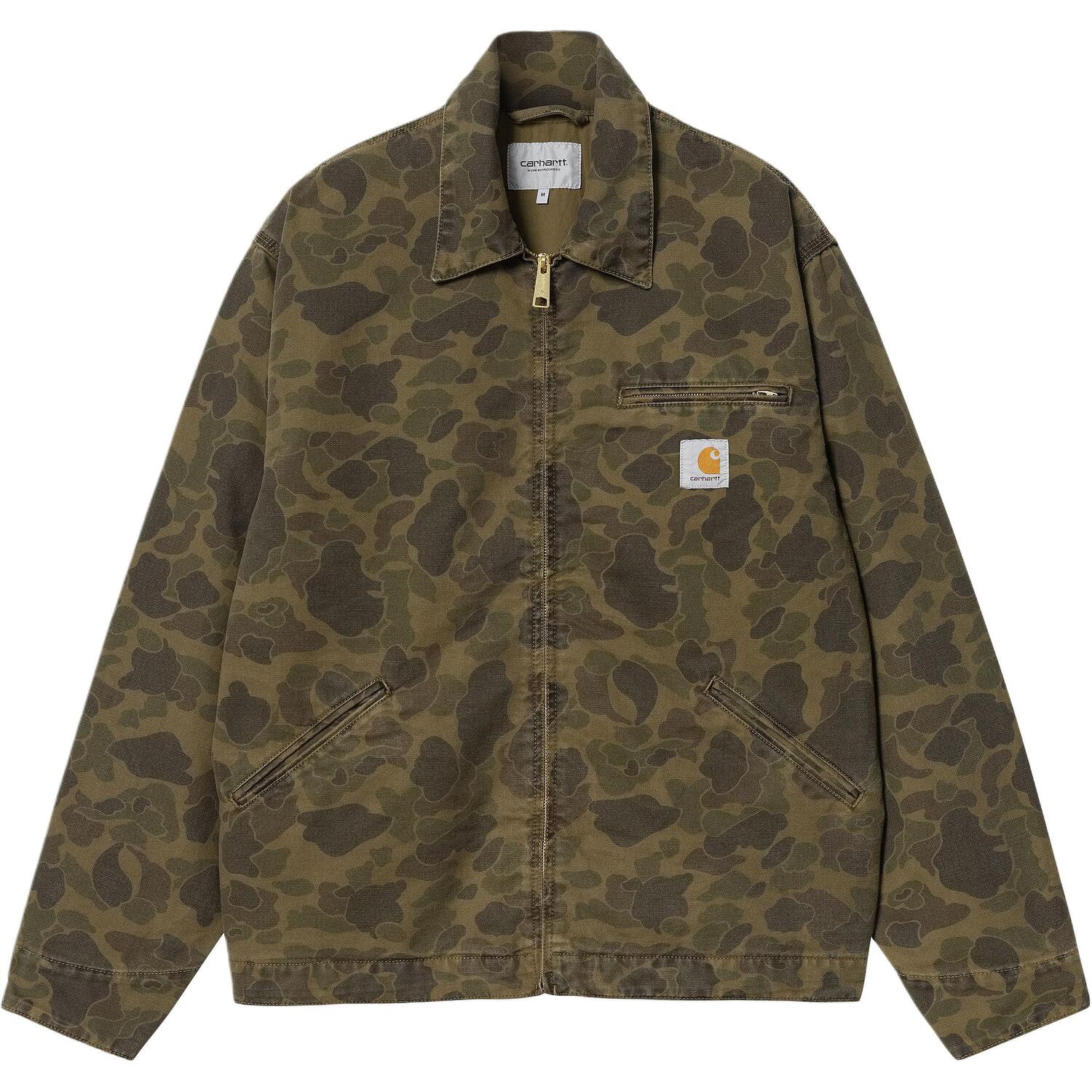 

Carhartt WIP Детройтская куртка с камуфляжным принтом "Утка", Green