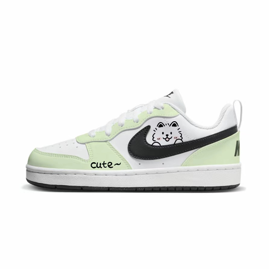 

Nike Кроссовки Court Borough Green And Lush Low top Skateboard Shoes Green Kids'