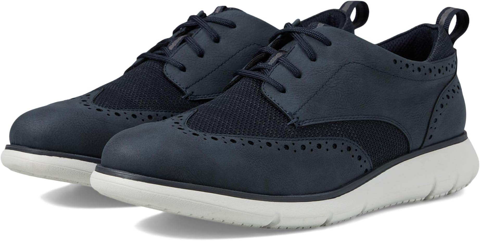

Оксфорды Nunn Bush Stance Knit Wing Tip Oxford Lightweight Lace-Up, темно-синий
