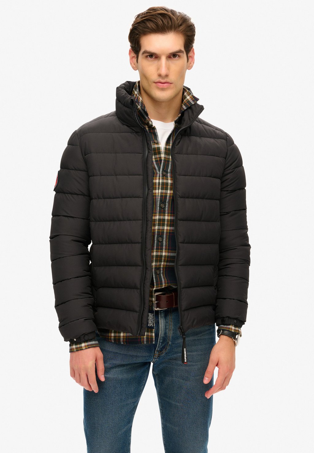 

Зимняя куртка FUJI EMBROIDERED PADDED Superdry, черный