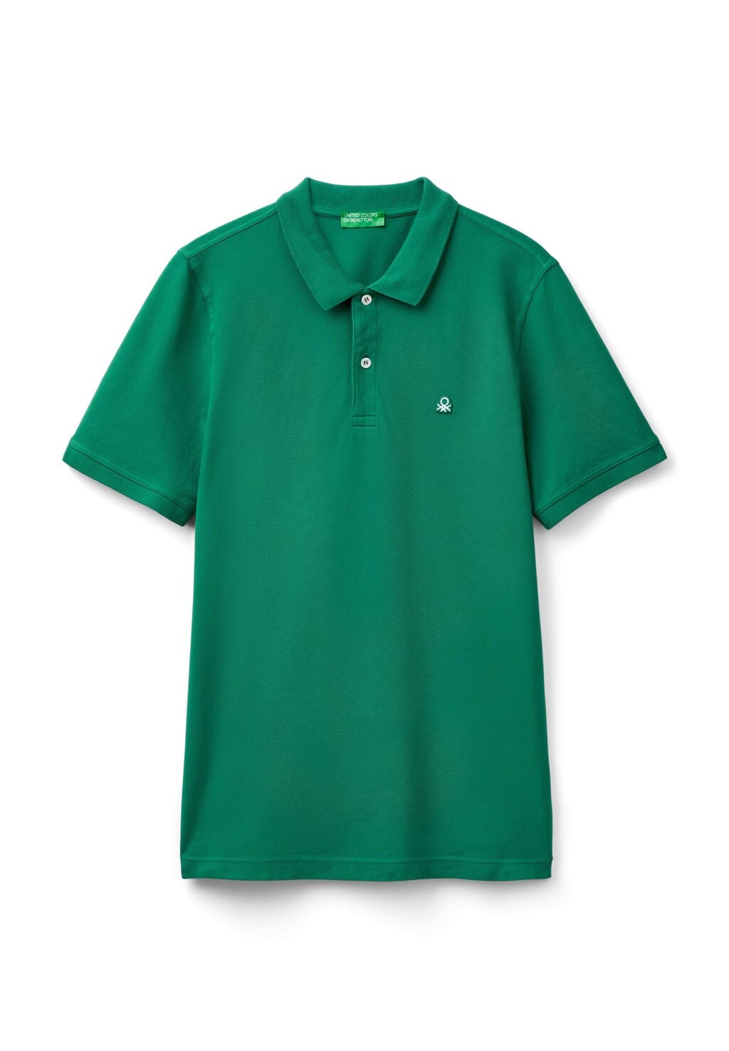 

Рубашка поло SLIM FIT SHORT SLEEVE United Colors of Benetton, зеленый