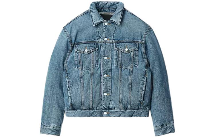 Джинсовая куртка унисекс винтажная средняя индиго Alexander Wang — фото 2