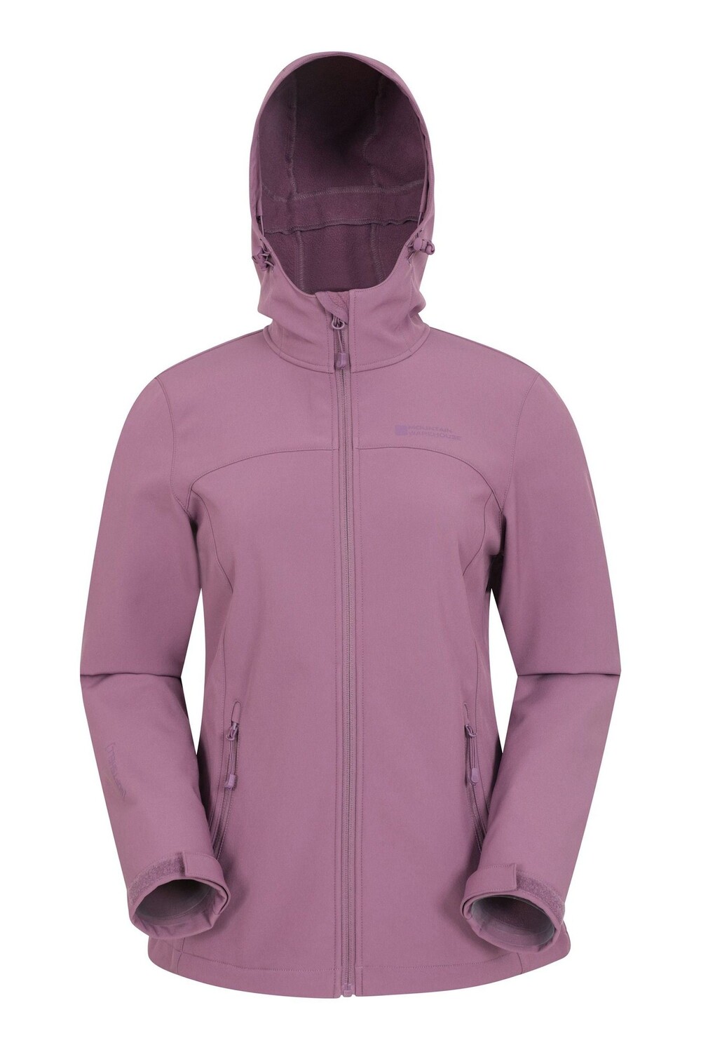 

Водонепроницаемая женская куртка Exodus Softshell Mountain Warehouse, фиолетовый