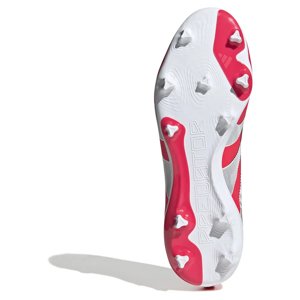 Футбольные бутсы adidas Predator League Laceless FG/MG, красный — фото 2