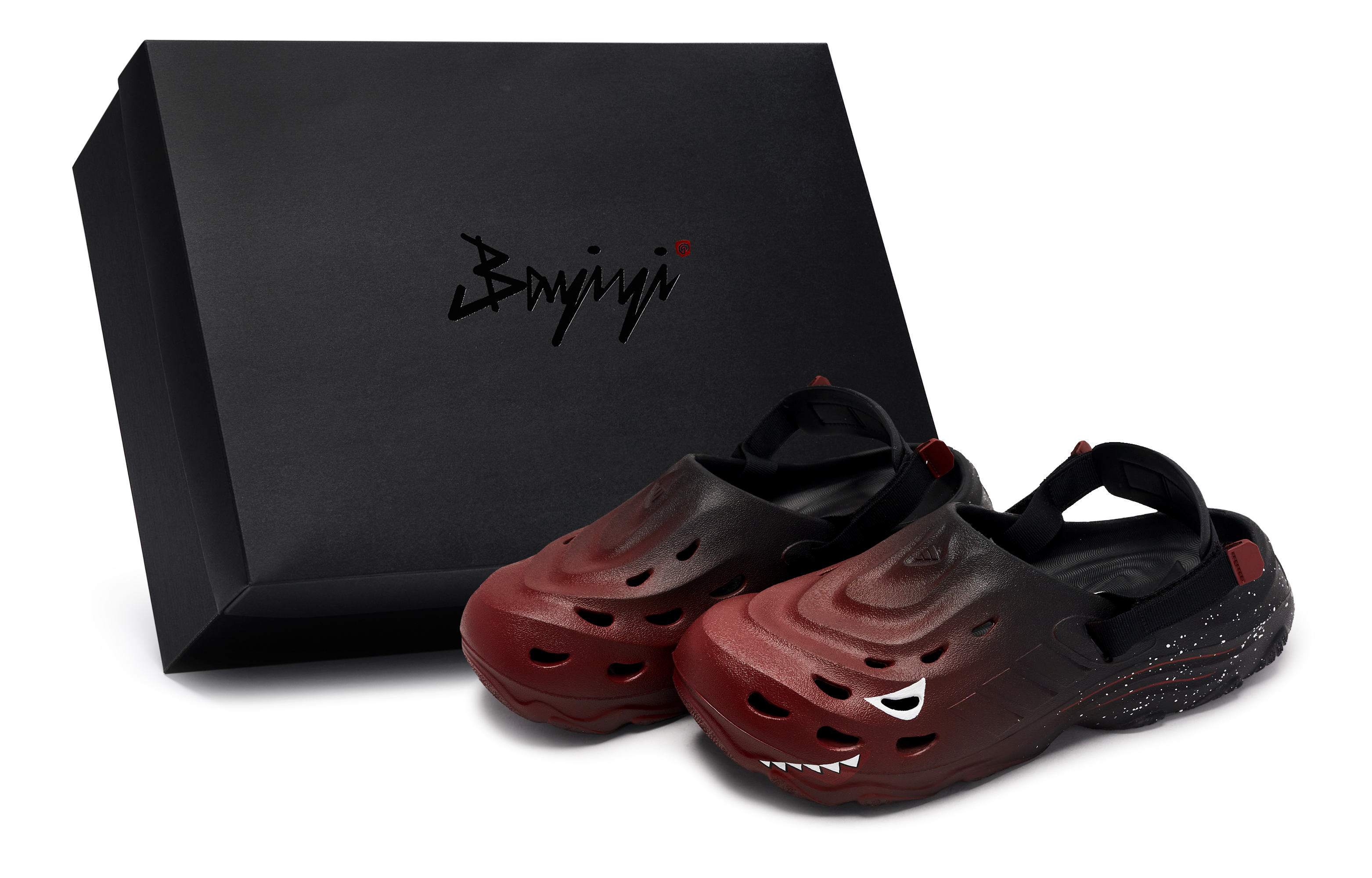 Adidas MAXXCLOG 811 Manufacturing, Dazed Shark, специальные сабо для обуви, унисекс, черные, белые, красные