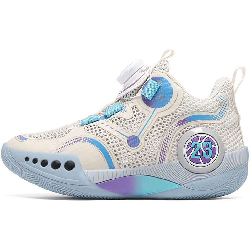 

Детские баскетбольные кроссовки с низким верхом, противоскользящие, с защитой от ударов и износа Wooden Rabbit, бежевый