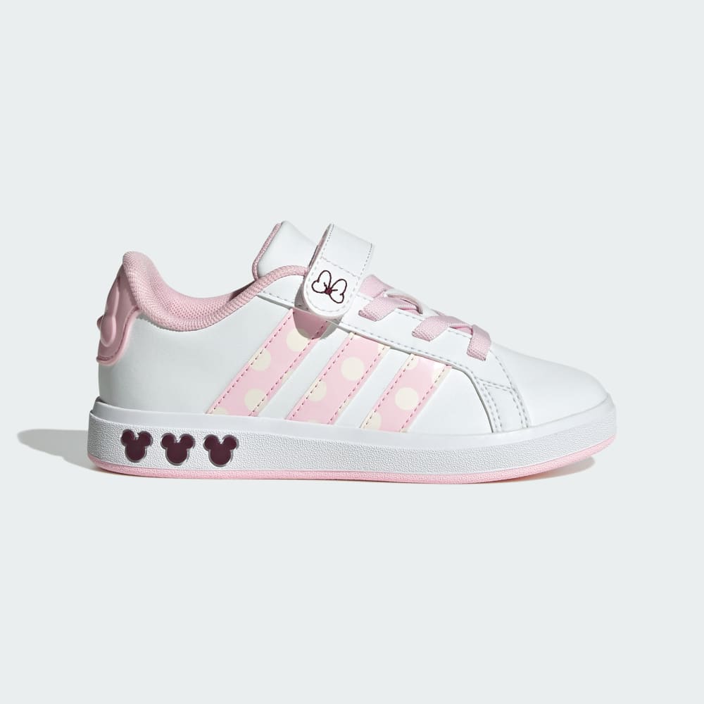 

Кроссовки Adidas Disney Minnie Mouse Grand Court Shoes Kids, цвет Cloud White/Clear Pink/Chalk White