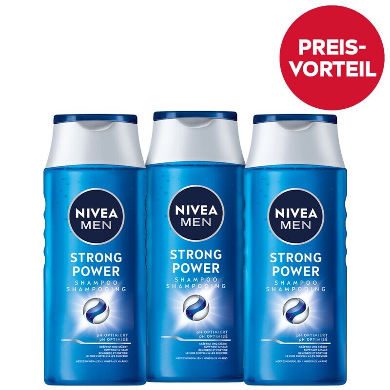 

Набор шампуней Strong Power NIVEA, 750 ml