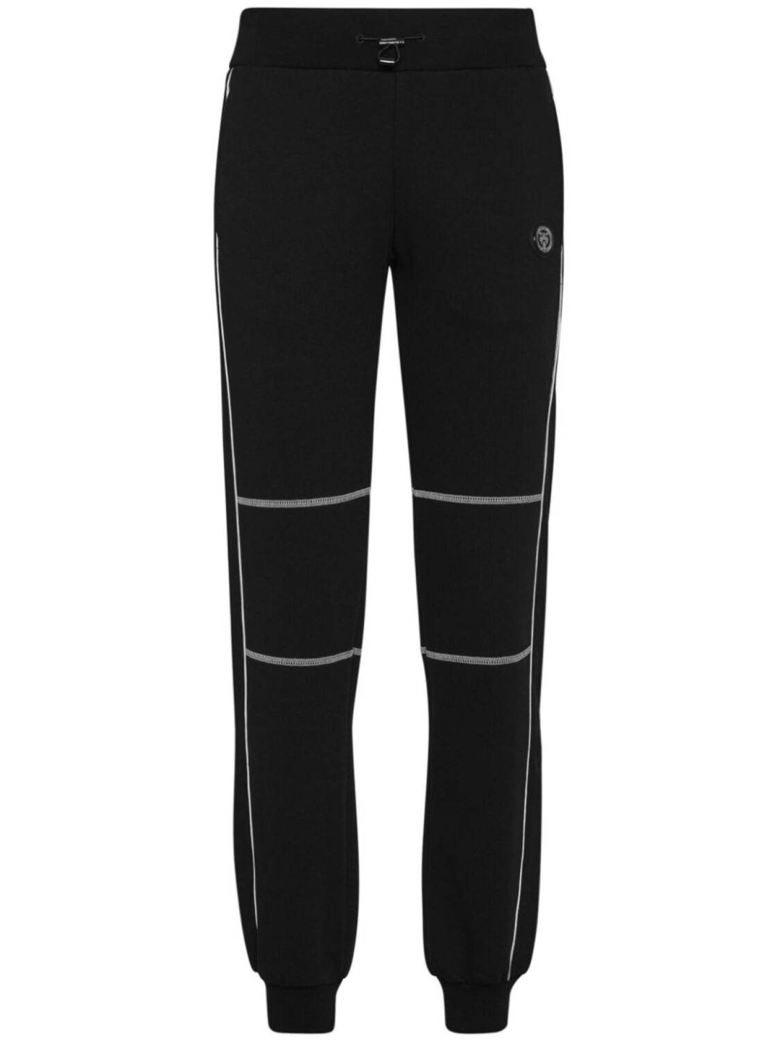 

Plein Sport спортивные брюки с кулиской и логотипом, черный