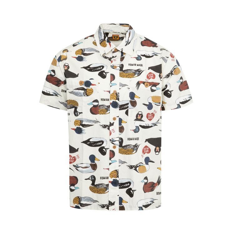 

Рубашка Human Made Duck Short-Sleeve Shirt, White