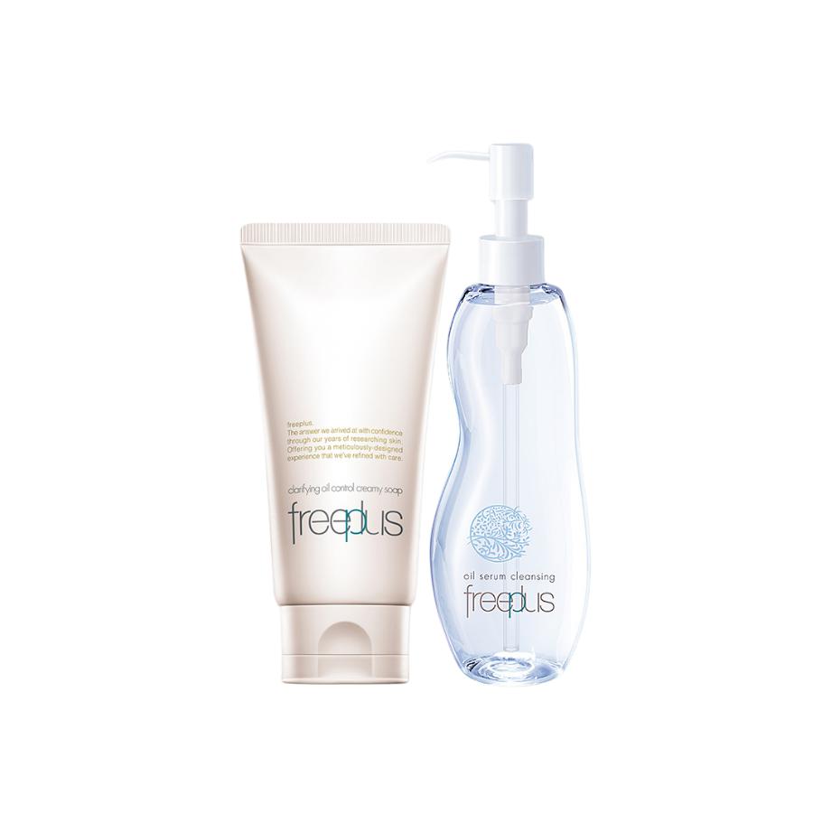 

Fulifangsi средство для умывания против жирного блеска набор для снятия макияжа увлажняющее очищение 80г+100мл Freeplus