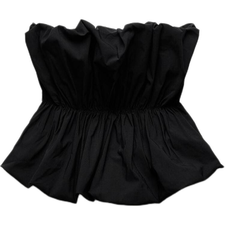

Топ без бретелек женский черный Zara