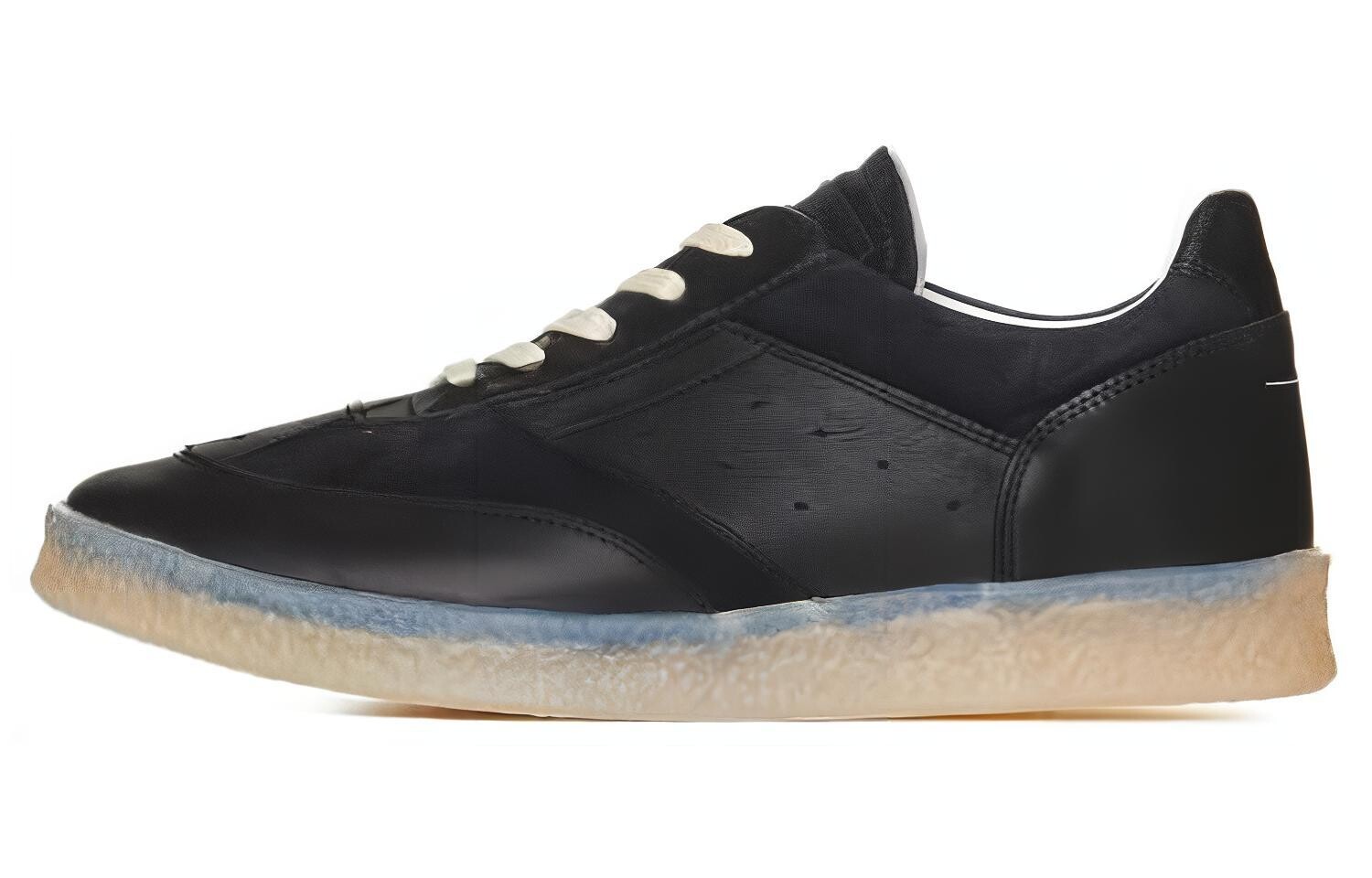 

Кроссовки MM6 Maison Margiela Panelled Lace-up Sneakers, черный
