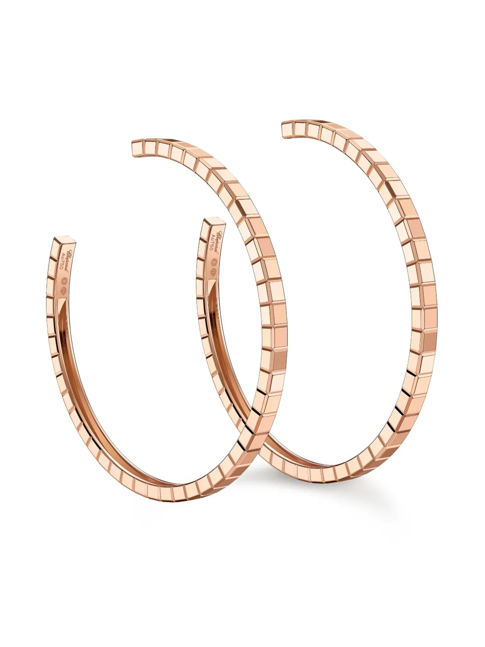 

Серьги Ice Cube из розового золота Chopard