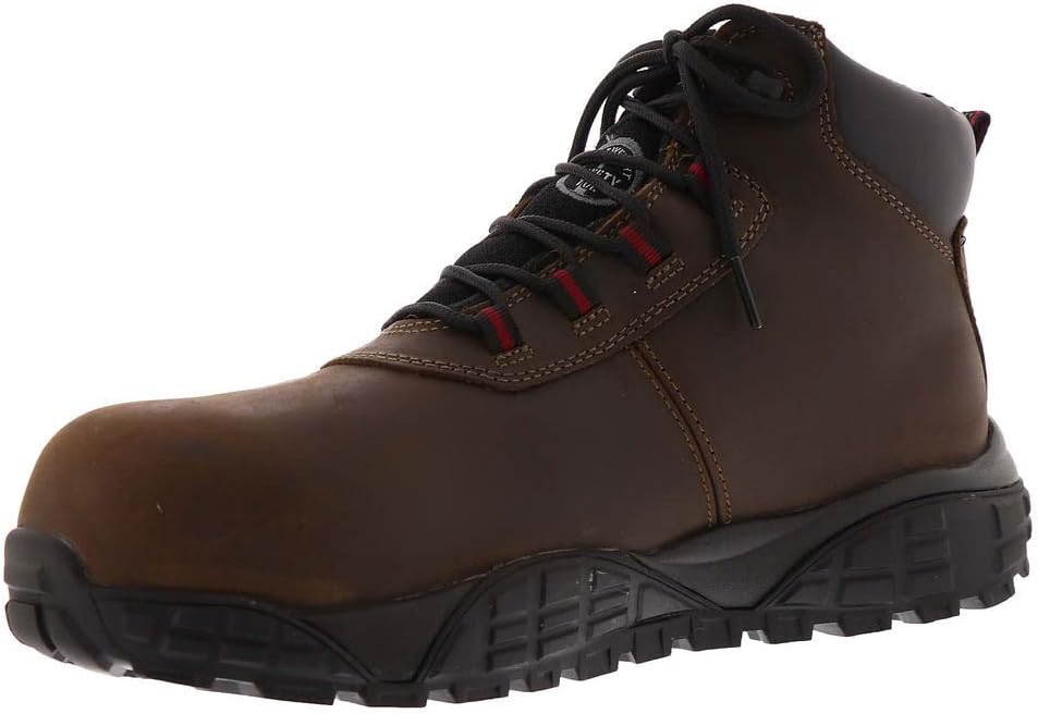 Мужские ботинки Skechers Work Treadix-Trental, темно-коричневый — фото 4