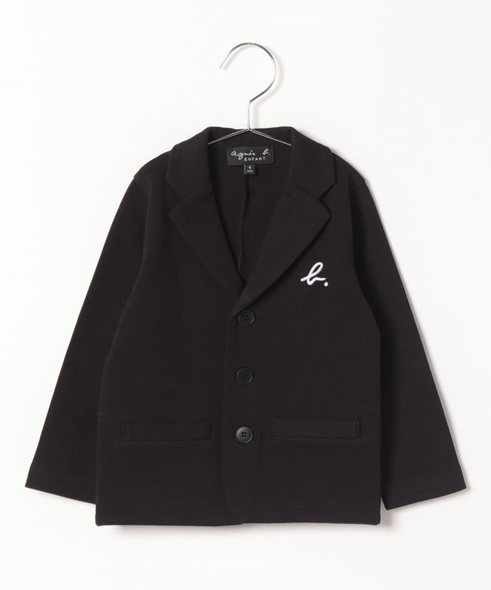 Детская куртка с логотипом «b» Agnes b. ENFANT, Black