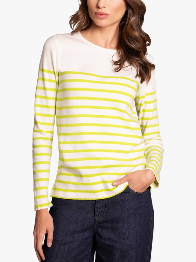 

Топ в полоску Monaco Celtic & Co., Cream/Lime