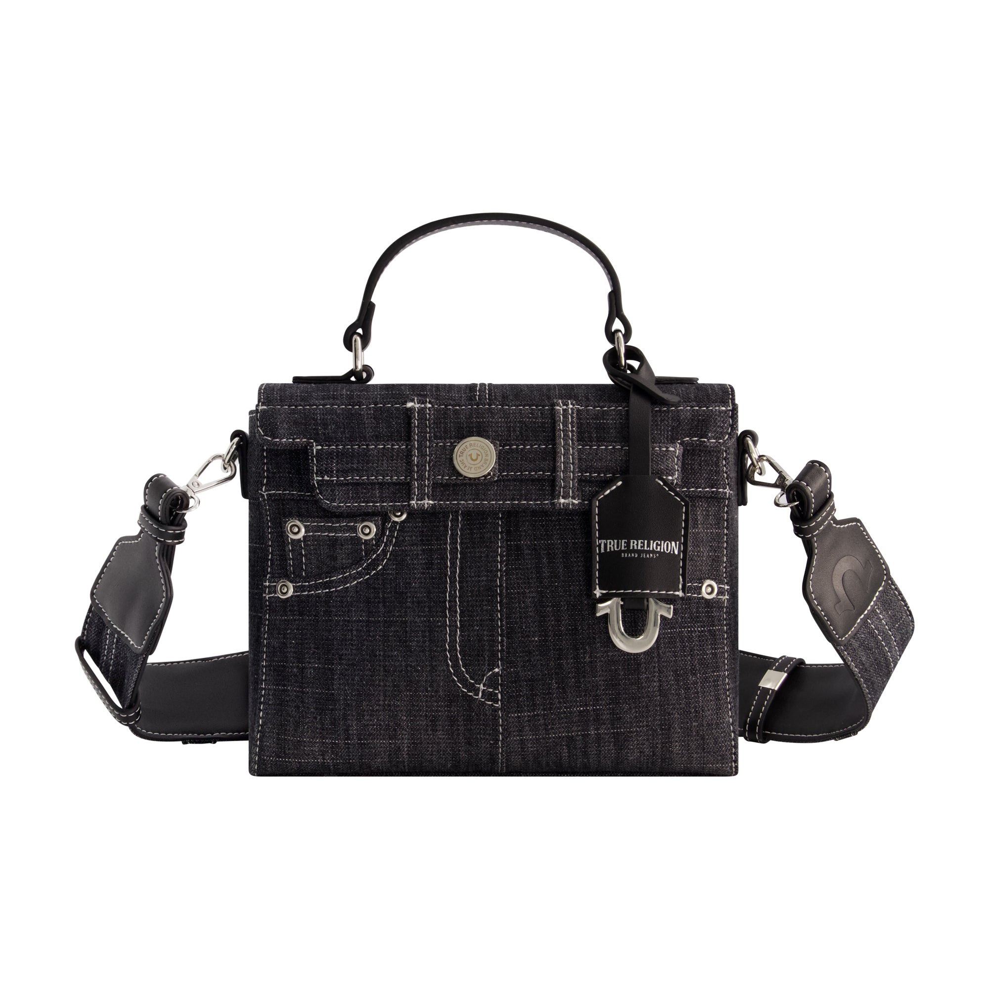 

True Religions Jean Pocket Mini Flap, черный