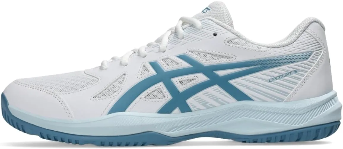 Волейбольные кроссовки Asics Men's Upcourt 6, белый/синий