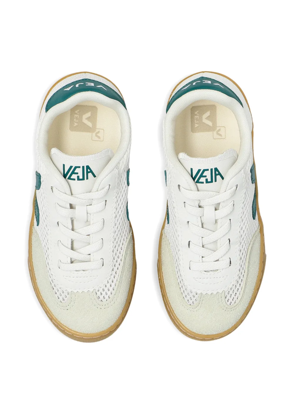 Кроссовки с нашивкой-логотипом Veja Kids, белый — фото 4