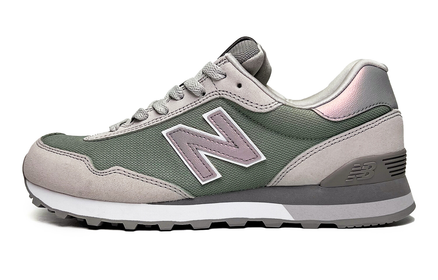 

Кроссовки женские NB 515 с низким верхом, зеленые/серые New Balance