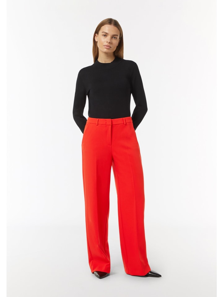 

Тканевые брюки comma Hose lang, красный