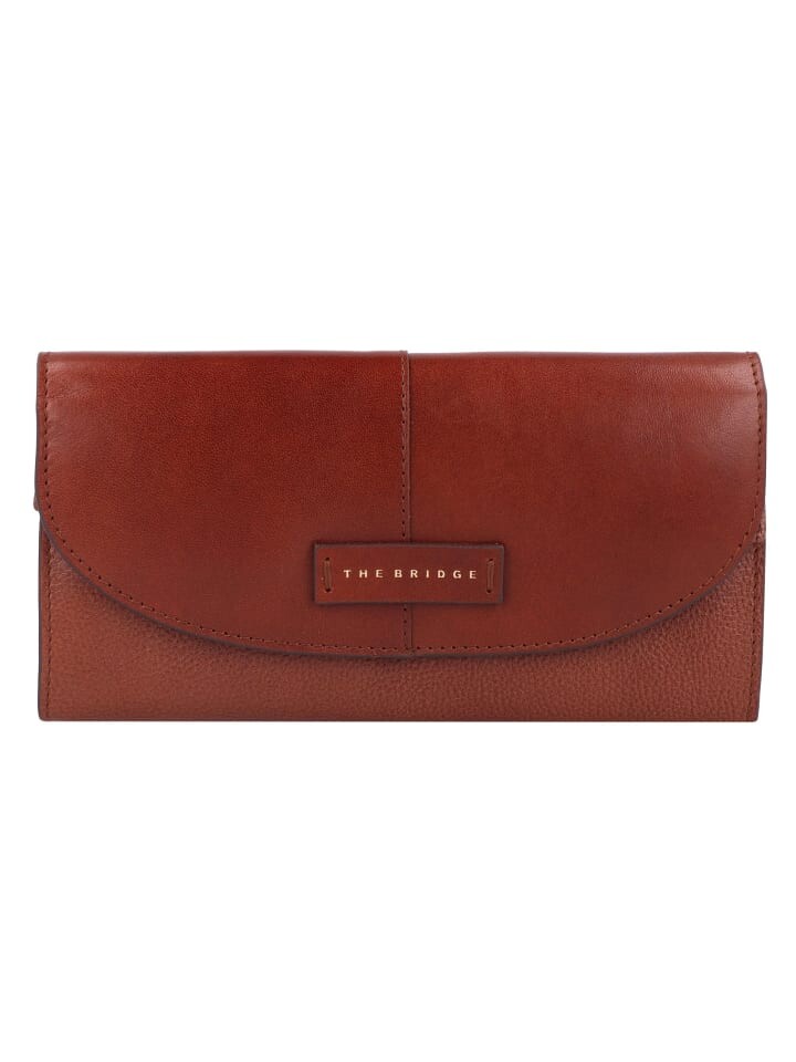 

Кошелек The Bridge Elisabetta RFID Schutz Leder 19 cm, цвет marrone