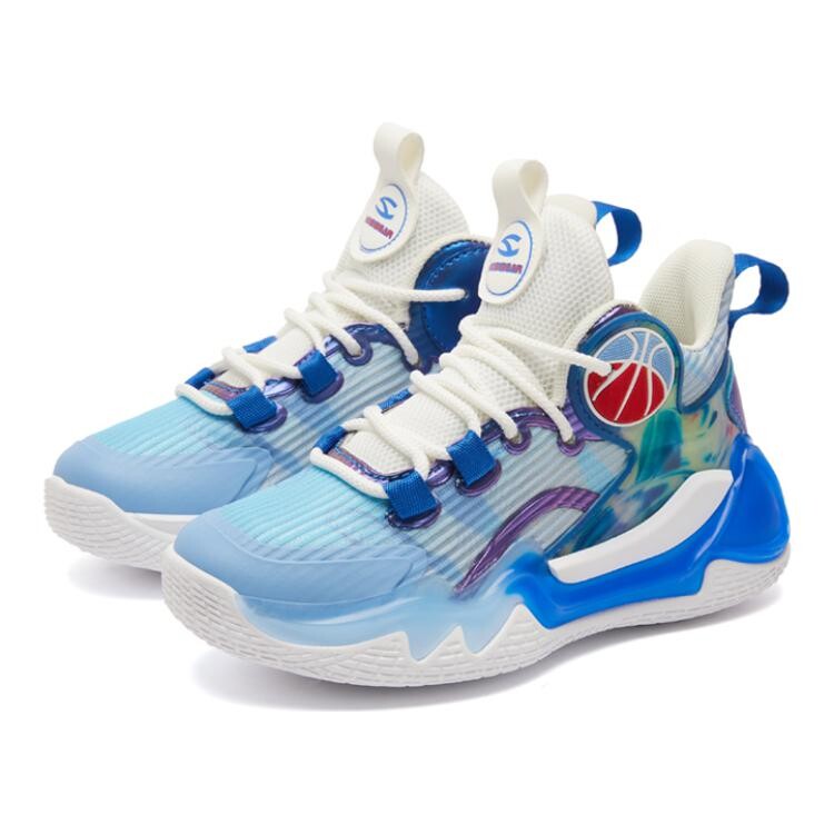 Кроссовки HOBIBEAR Kids Basketball Shoes Kids Mid-top, черный — фото 2