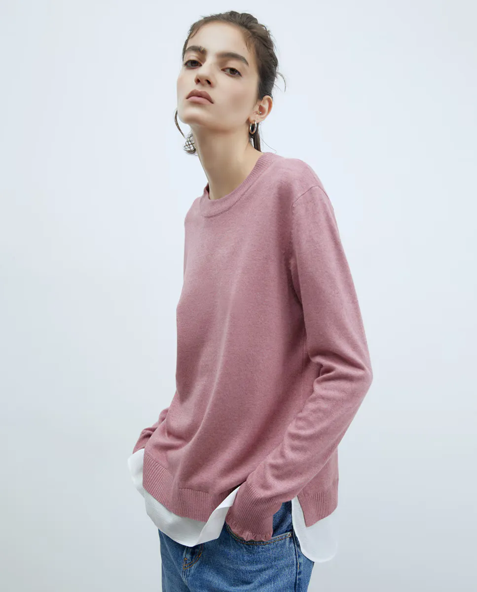 

Свитер низкой вязки Sfera, цвет Rosa Claro