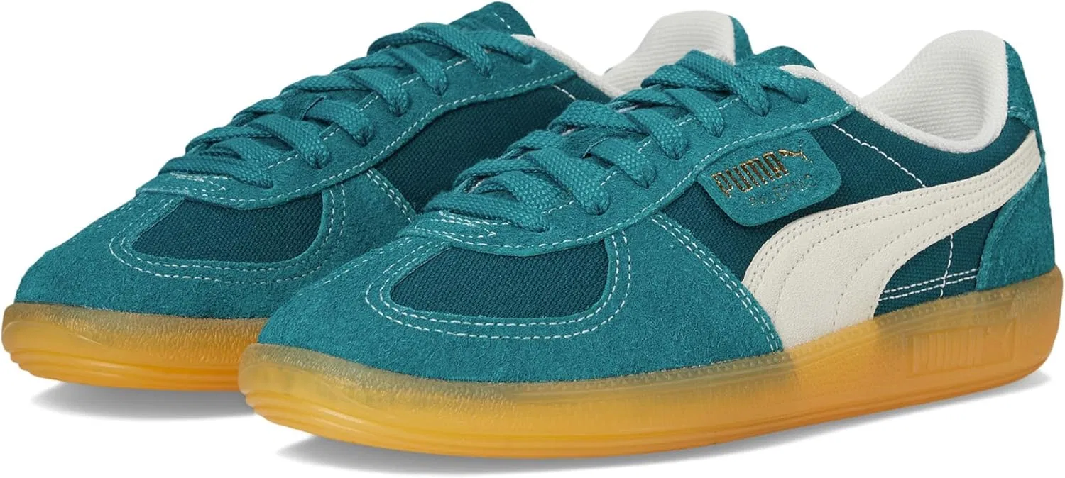 Кроссовки мужские Puma Palermo, кожа, цвет Cold Green/Frosted Ivory